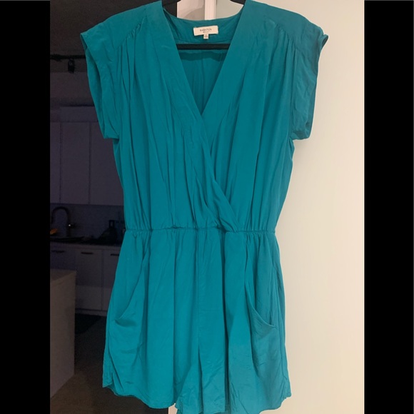 Teal Babaton Corbett romper (in turquoise) - Picture 3 of 5